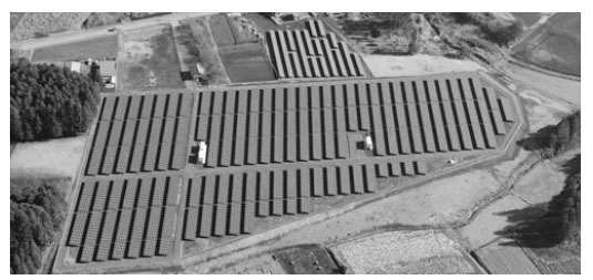 写真1　「F阿見太陽光発電所」の完成写真